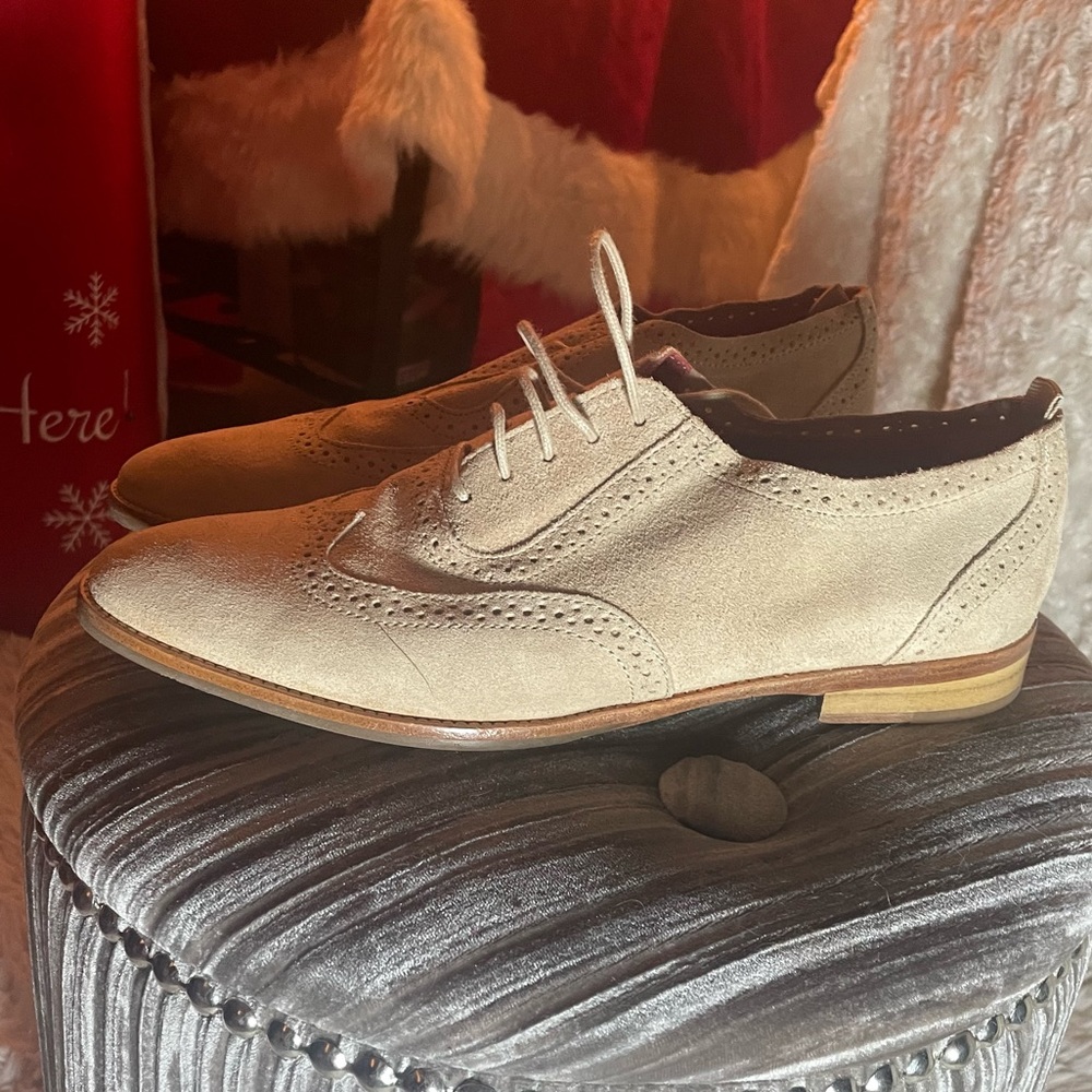 Real Leather/Suede Massimo Dutti Loafers